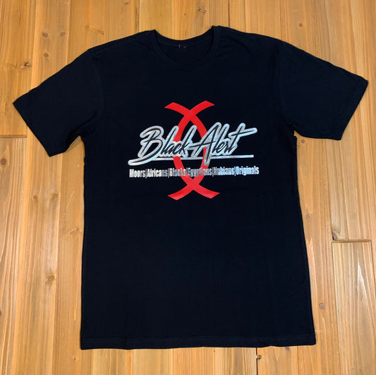 New Black Alert T-shirt For Men and Woman