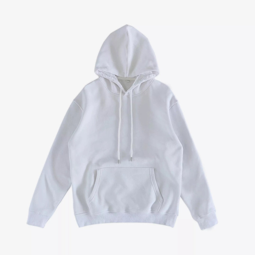 Satin Hood hoodies White